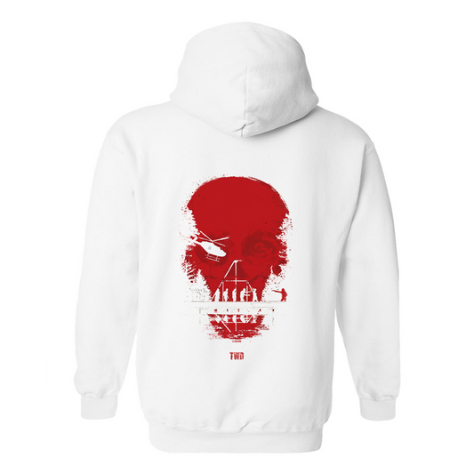 The Walking Dead Skull Fleece Hooded Sweatshirt-1