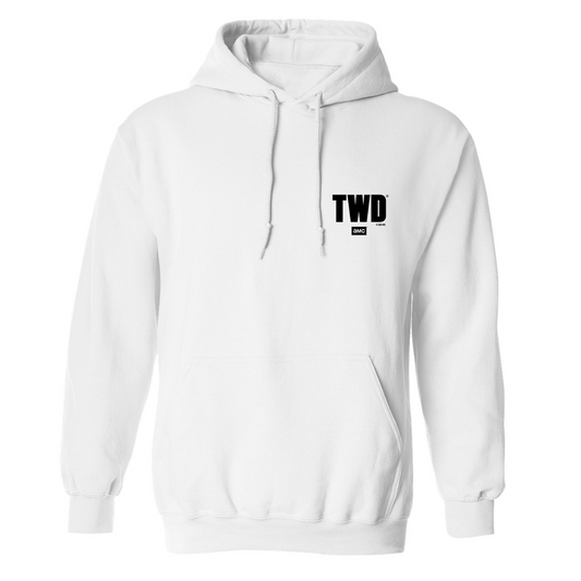 The Walking Dead Skull Fleece Hooded Sweatshirt-0