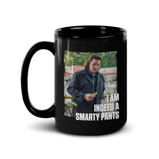 The Walking Dead Eugene Smarty Pants Black Mug-2