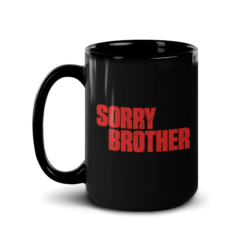 The Walking Dead Sorry Brother Black Mug