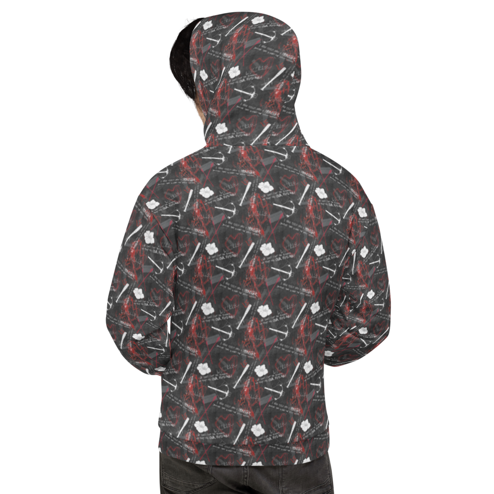 The Walking Dead Survival All-Over Print Adult Hooded Sweatshirt