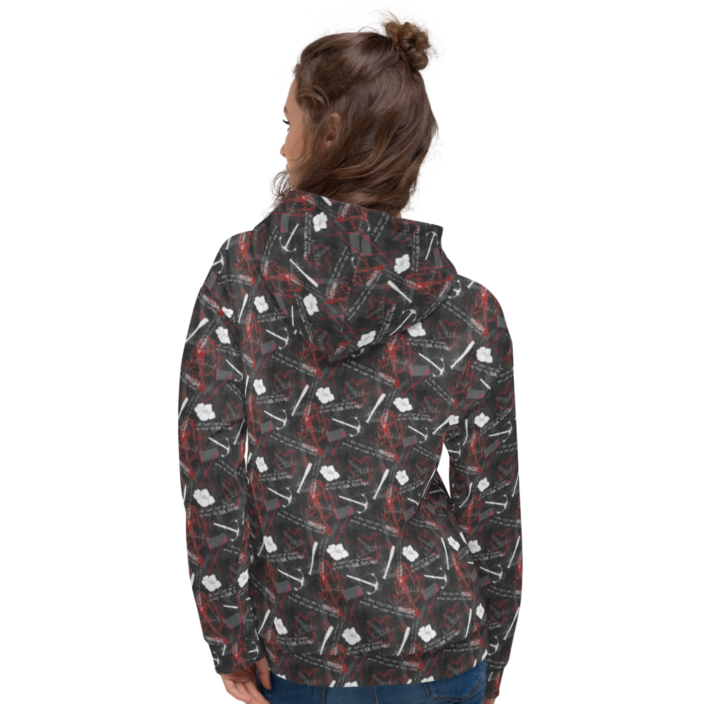 The Walking Dead Survival All-Over Print Adult Hooded Sweatshirt