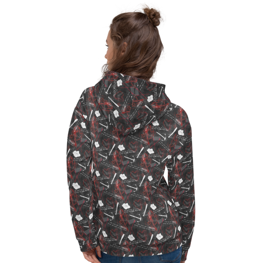 The Walking Dead Survival All-Over Print Adult Hooded Sweatshirt-3