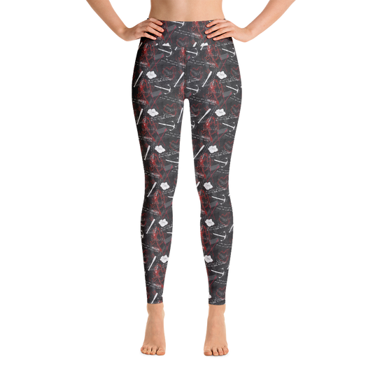 The Walking Dead Survival Women's All-Over Print Yoga Leggings-0