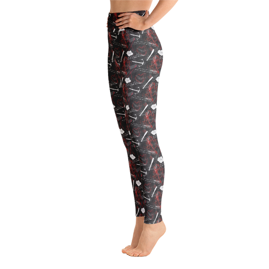 The Walking Dead Survival Women's All-Over Print Yoga Leggings-3