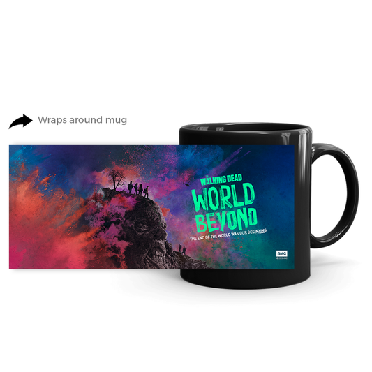 The Walking Dead: World Beyond Season 1 Art Black Mug-0