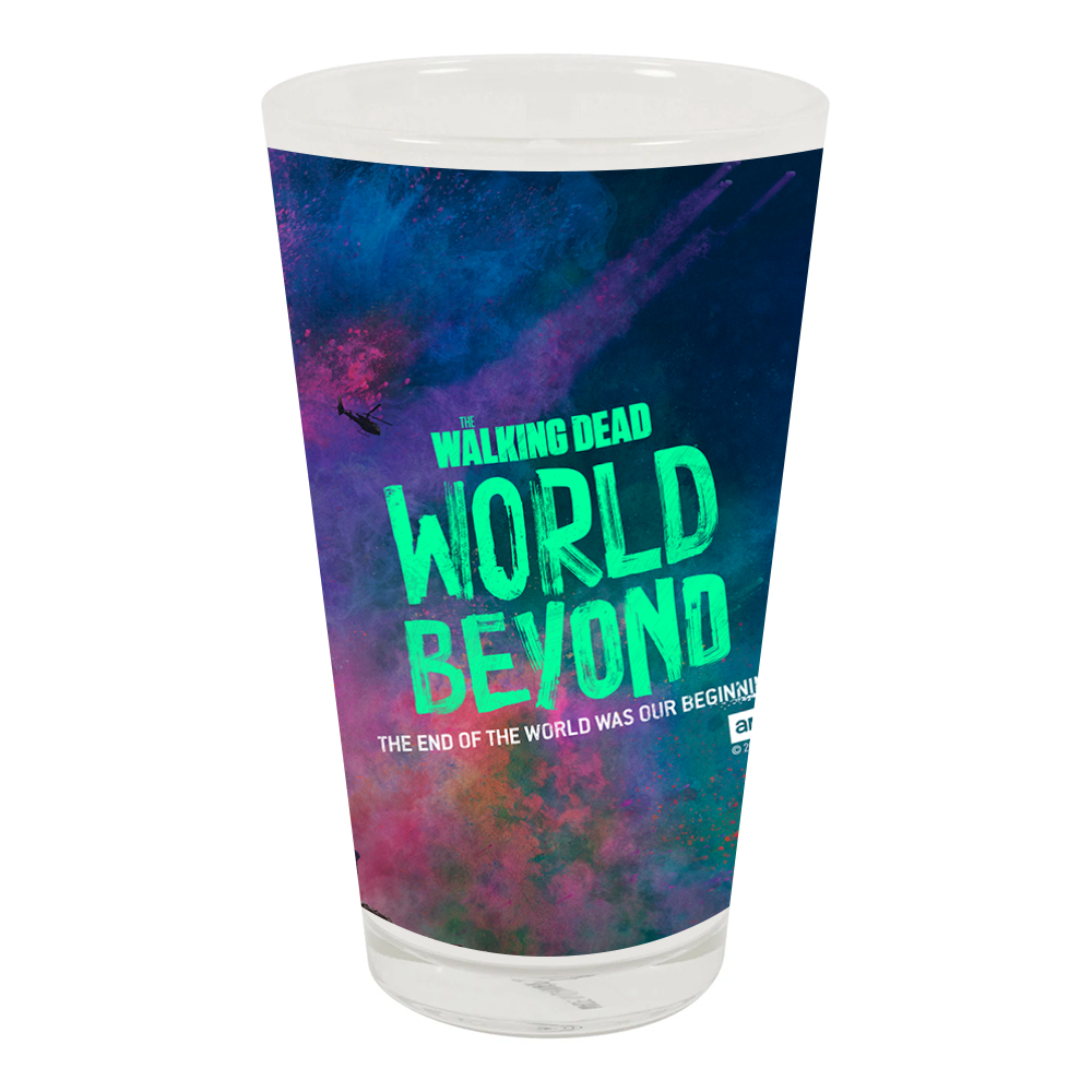 The Walking Dead: World Beyond Season 1 Art 17 oz Pint Glass