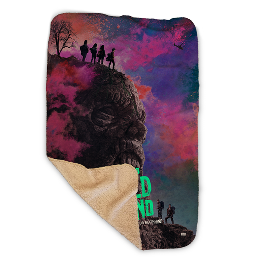 The Walking Dead: World Beyond Season 1 Art Sherpa Blanket-1