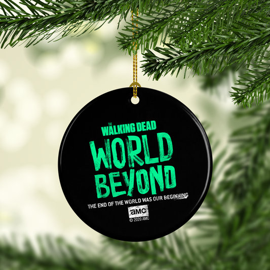 The Walking Dead: World Beyond Season 1 Logo Double-Sided Ornament-0