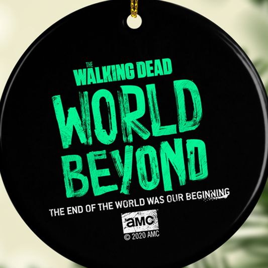 The Walking Dead: World Beyond Season 1 Logo Double-Sided Ornament-1