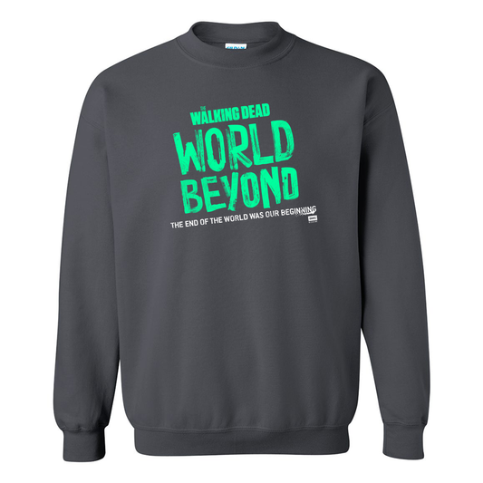 The Walking Dead: World Beyond Season 1 Logo Fleece Crewneck Sweatshirt-0