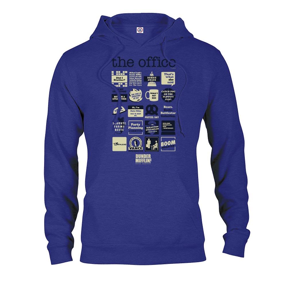 The Office Quote Mash-Up Hooded Sweatshirt
