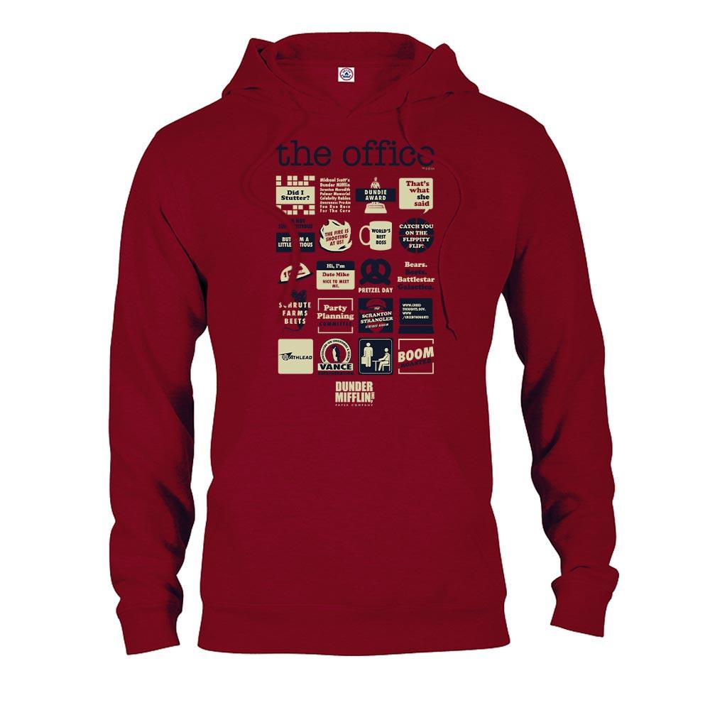 The Office Quote Mash-Up Hooded Sweatshirt