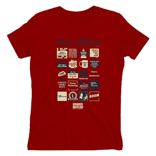 The Office Quote Mash-Up Women's Short Sleeve T-Shirt