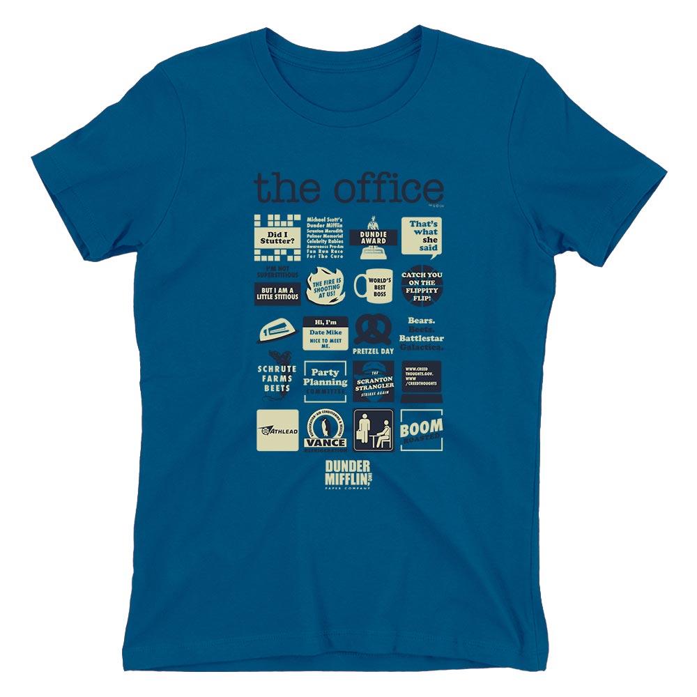 The Office Quote Mash-Up Women's Short Sleeve T-Shirt