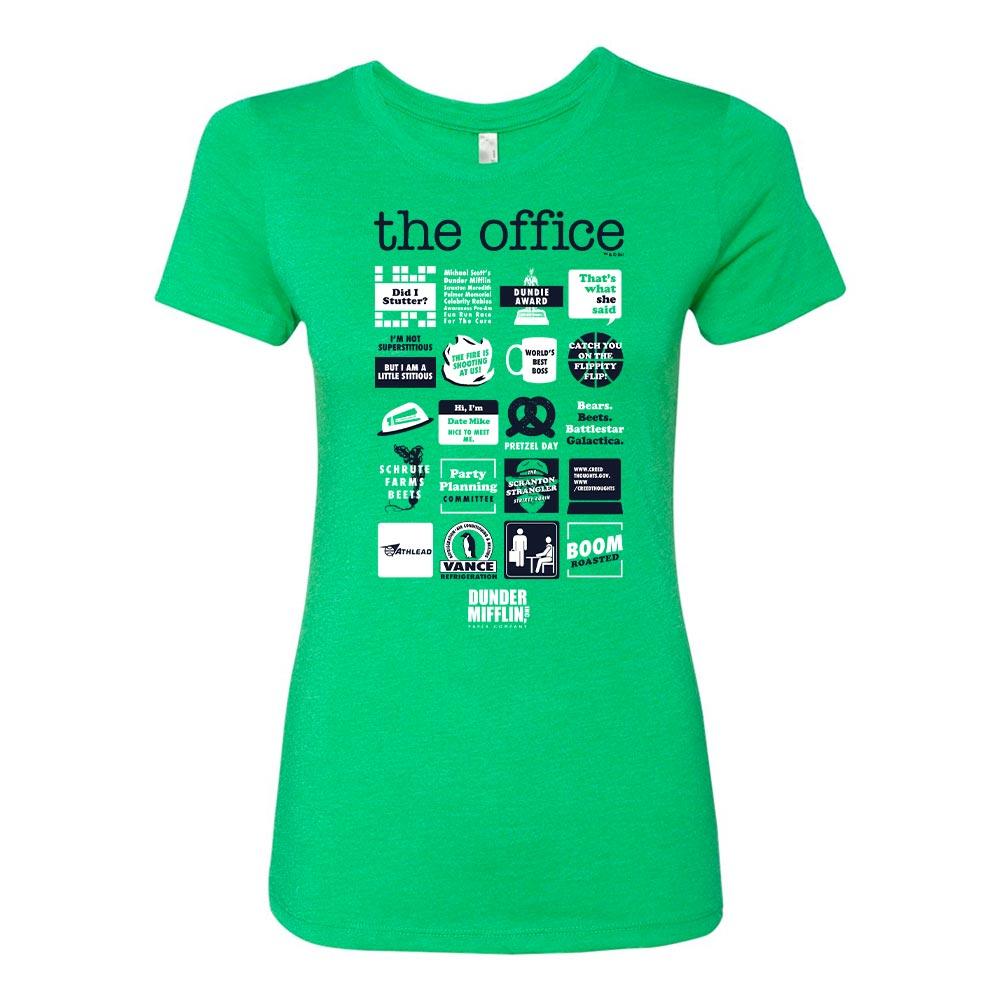 The Office Quote Mash-up St. Paddy's Day Women's T-Shirt