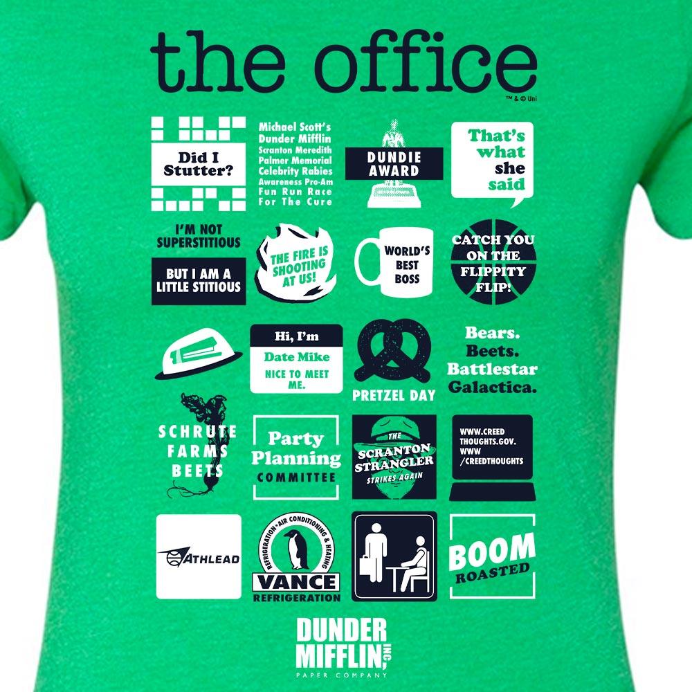 The Office Quote Mash-up St. Paddy's Day Women's T-Shirt