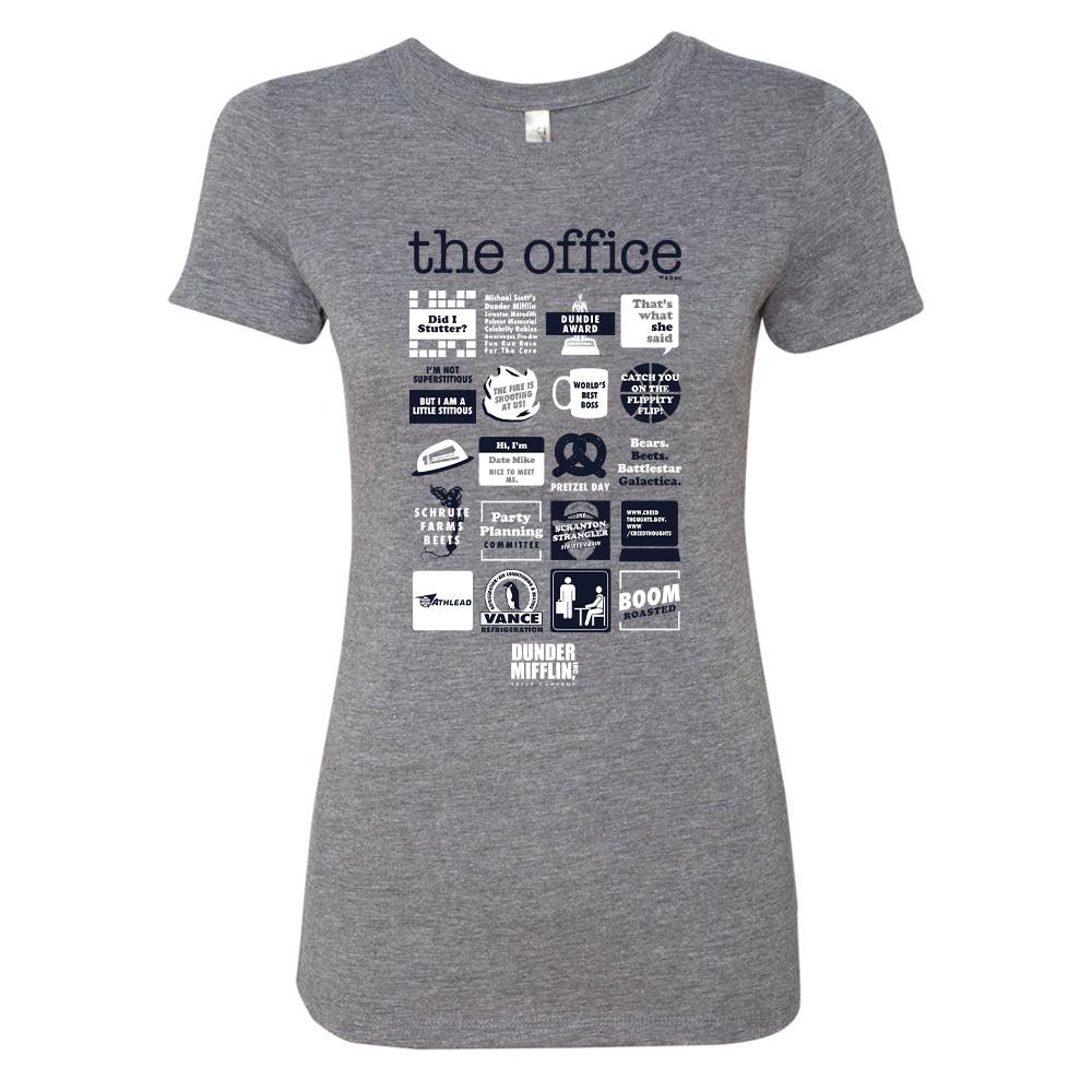 The Office Quote Mash-Up Women's Tri-Blend Short Sleeve T-Shirt