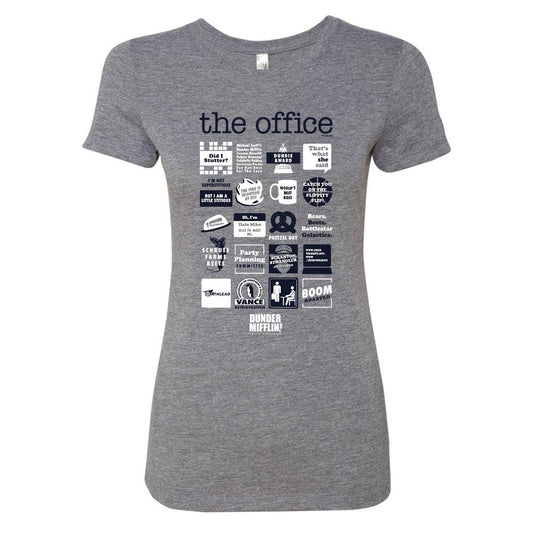 The Office Quote Mash-Up Women's Tri-Blend Short Sleeve T-Shirt
