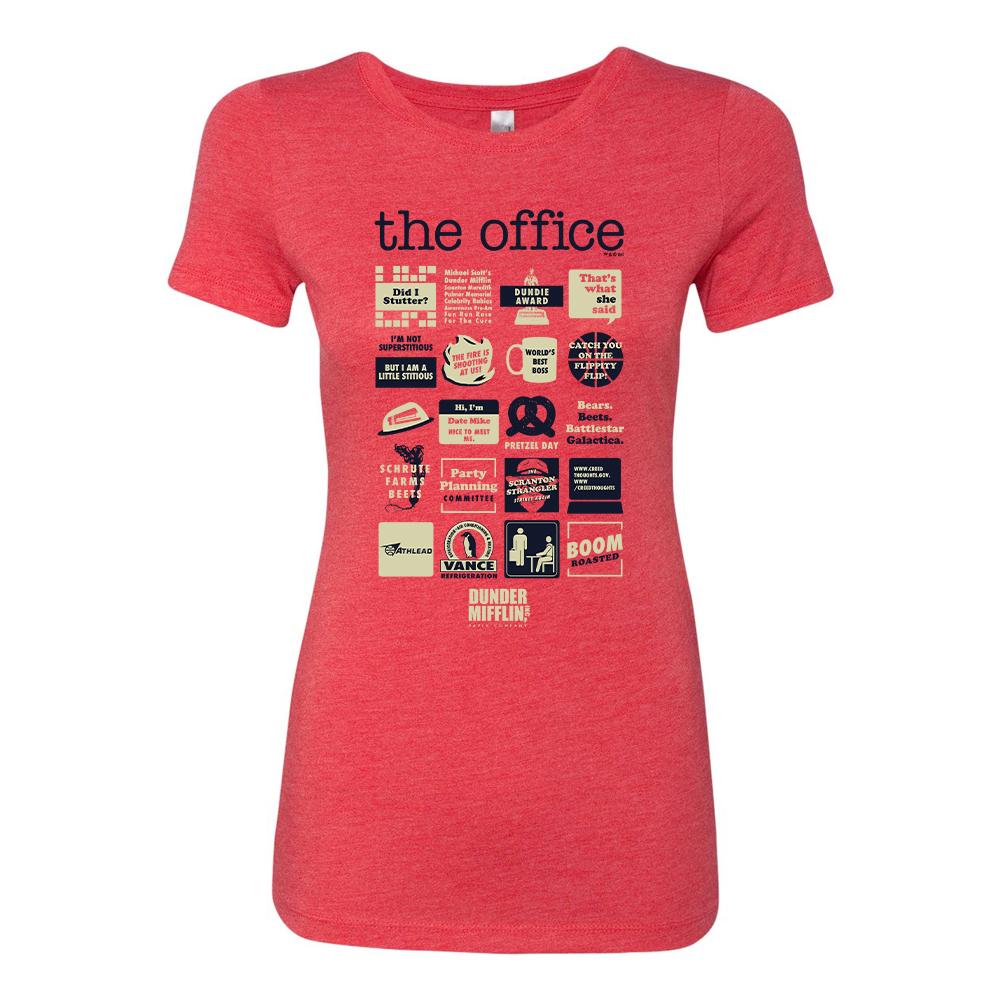 The Office Quote Mash-Up Women's Tri-Blend Short Sleeve T-Shirt
