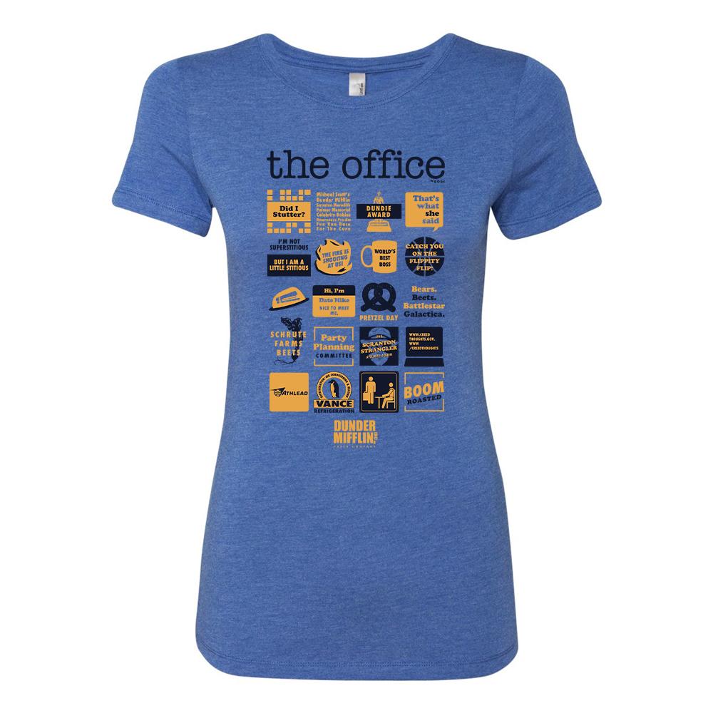 The Office Quote Mash-Up Women's Tri-Blend Short Sleeve T-Shirt
