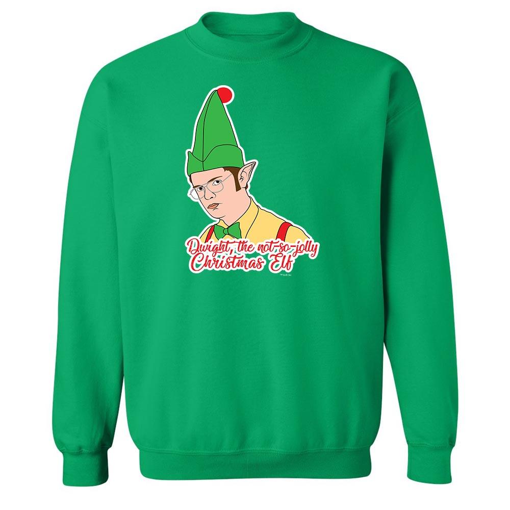 The Office Dwight Elf Fleece Crewneck Sweatshirt