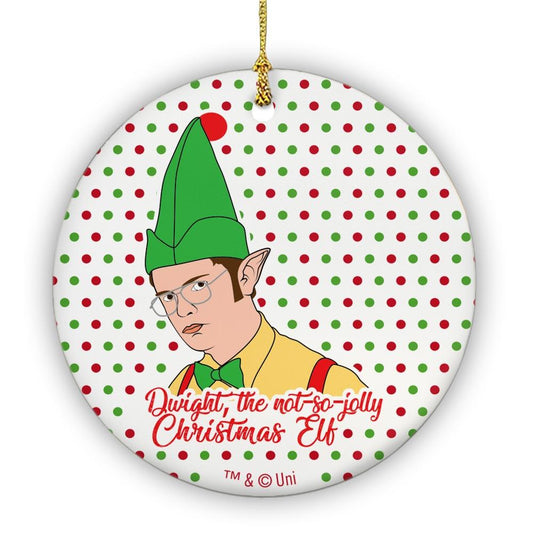 The Office Dwight Elf Double-Sided Ornament-3