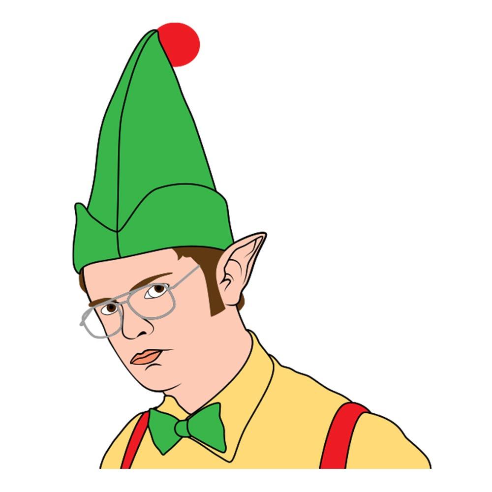 The Office Dwight Elf White Mug
