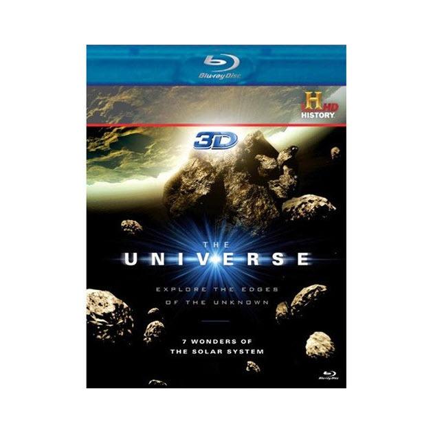 The Universe: 7 Wonders of the Solar System 3D Blu-ray DVD