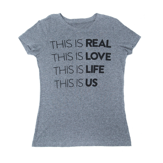 This Is Us Love, Life, Us Tee