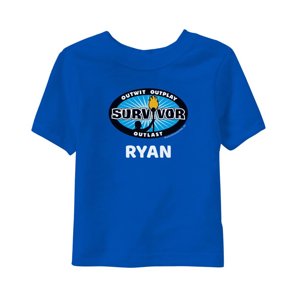 Survivor Outwit, Outplay, Outlast Personalized Kids Short Sleeve T-Shirt | Official CBS Entertainment Store