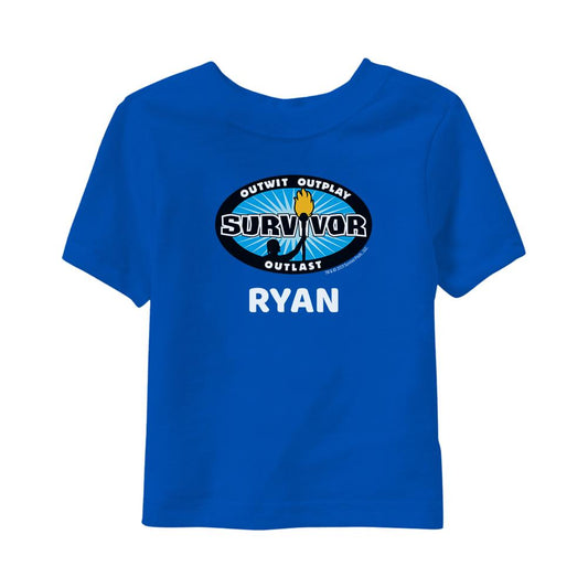 Survivor Outwit, Outplay, Outlast Personalized Kids Short Sleeve T-Shirt | Official CBS Entertainment Store-0