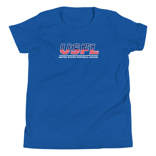 USFL Logo Kids Premium T-Shirt-0