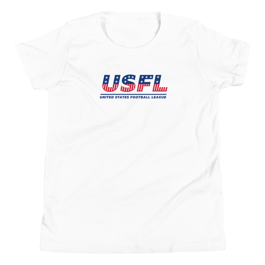 USFL Logo Kids Premium T-Shirt-0