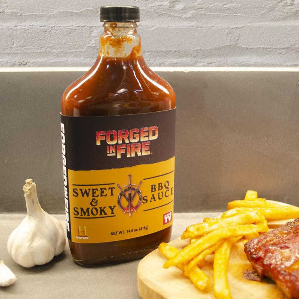 Forged in Fire BBQ Sauce - Sweet & Smoky 14.5oz (411g)