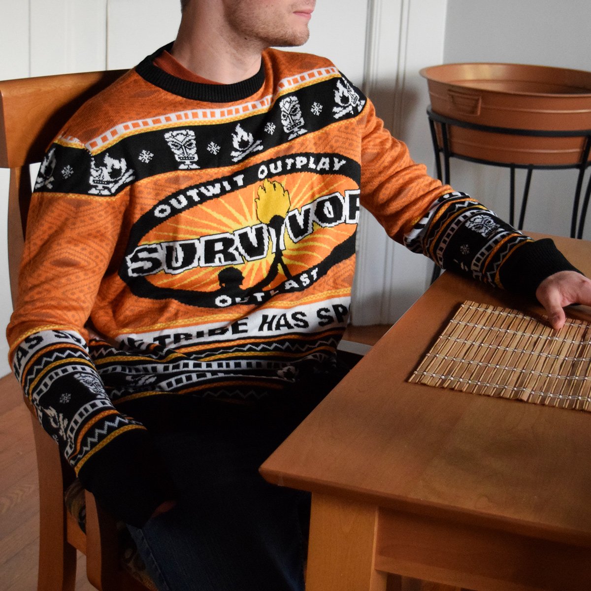 Survivor The Tribe Has Spoken Holiday Sweater | Official CBS Entertainment Store