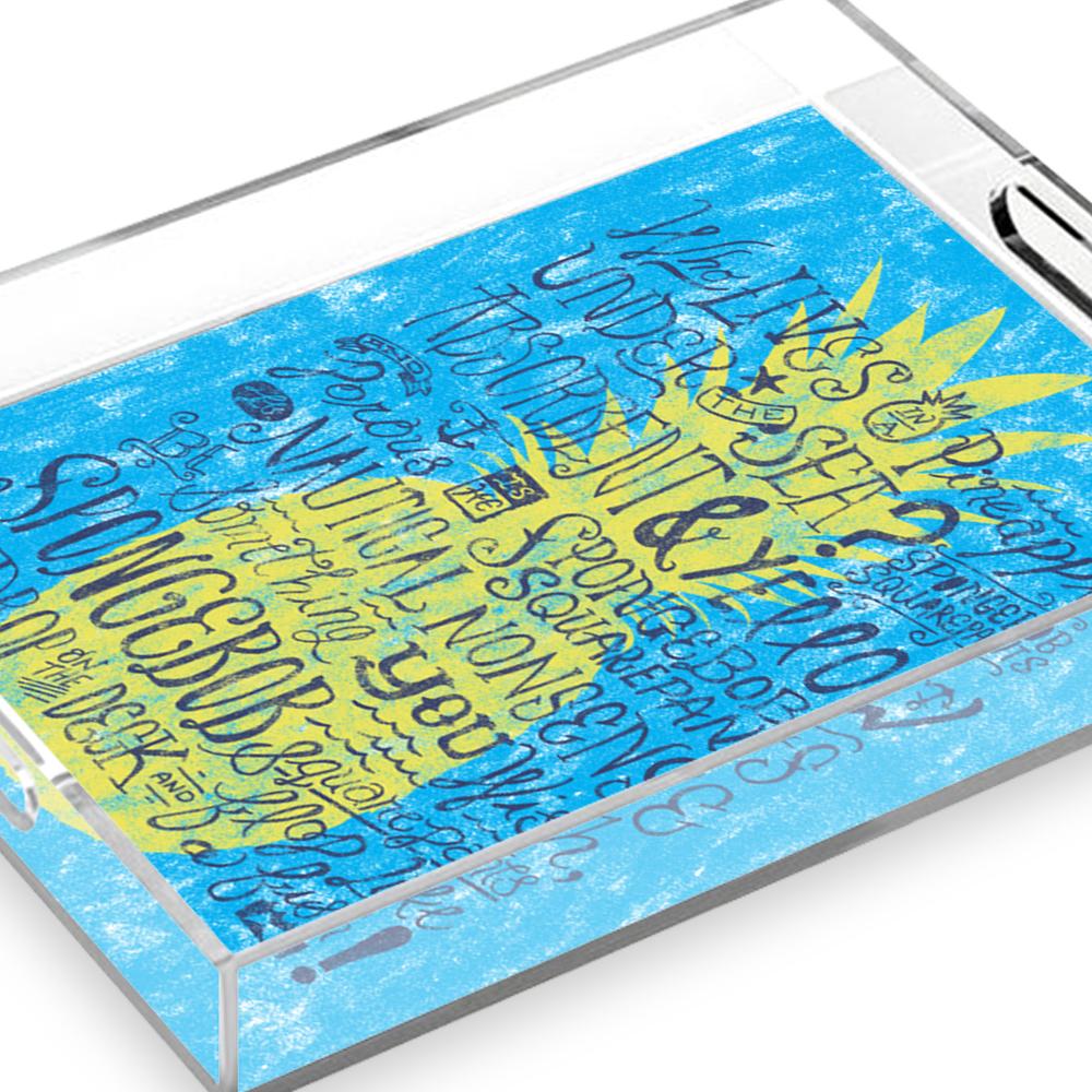 SpongeBob SquarePants Pineapple Acrylic Tray - SpongeBob SquarePants Official Shop
