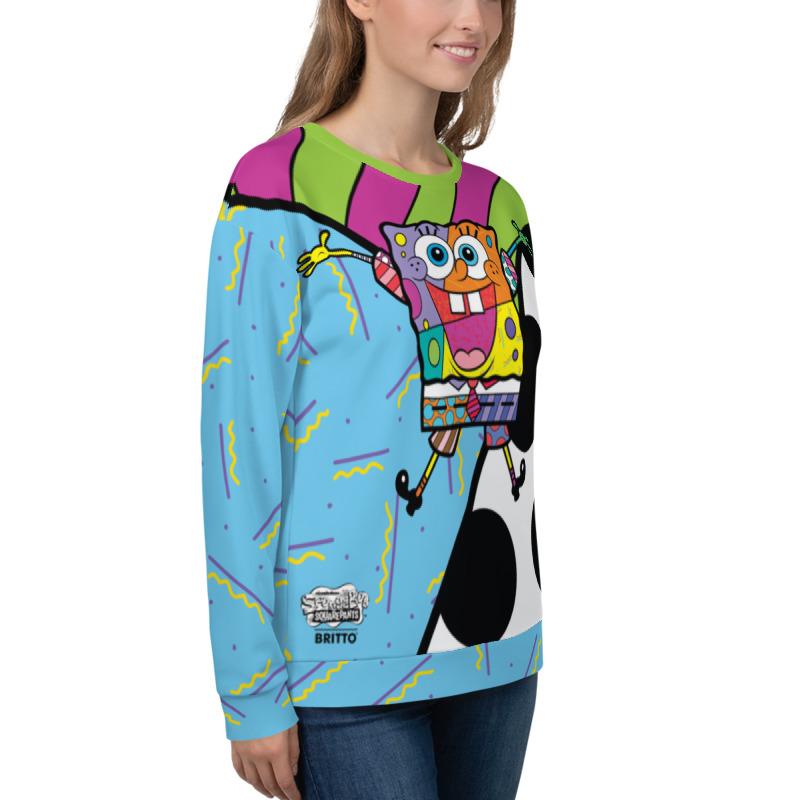SpongeBob SquarePants Britto Crew Neck Sweatshirt - SpongeBob SquarePants Official Shop