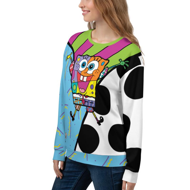 SpongeBob SquarePants Britto Crew Neck Sweatshirt - SpongeBob SquarePants Official Shop