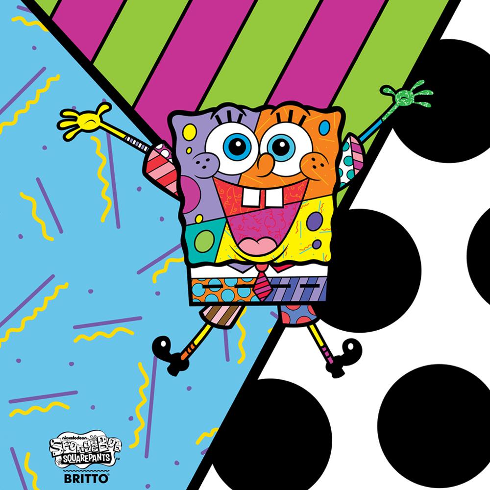 SpongeBob SquarePants Britto Crew Neck Sweatshirt - SpongeBob SquarePants Official Shop