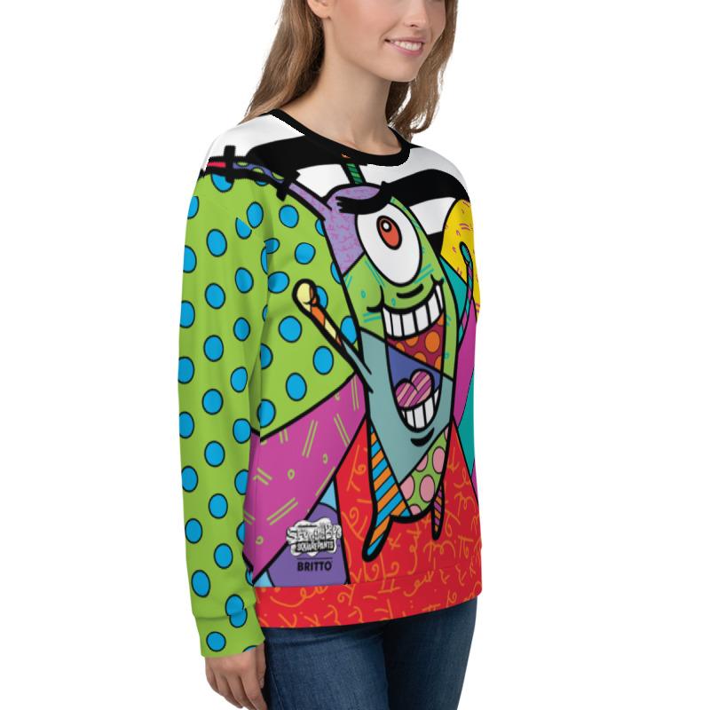Plankton Britto Crew Neck Sweatshirt - SpongeBob SquarePants Official Shop