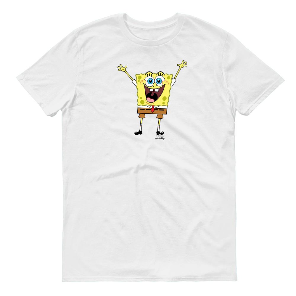SpongeBob SquarePants Happy Short Sleeve T-Shirt - SpongeBob SquarePants Official Shop