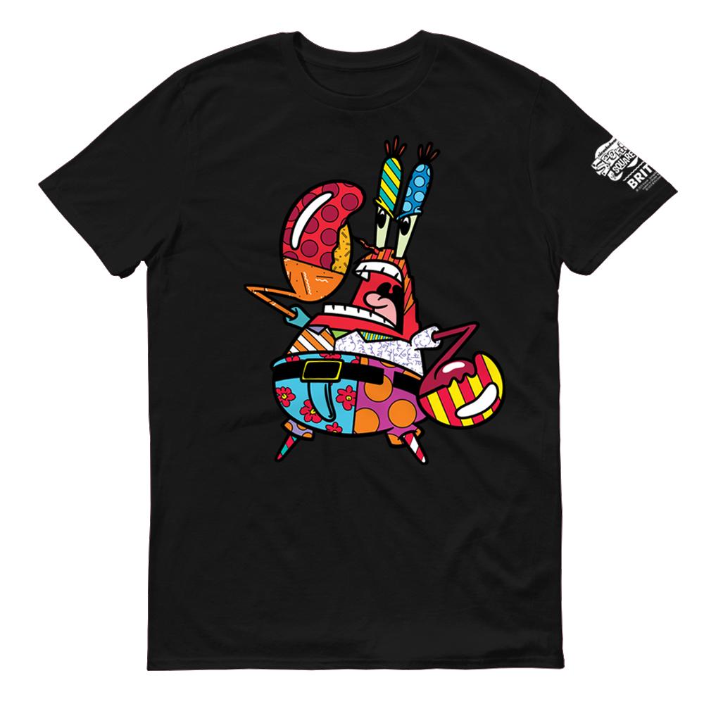 SpongeBob SquarePants Mr. Krabs Britto Adult Short Sleeve T-Shirt