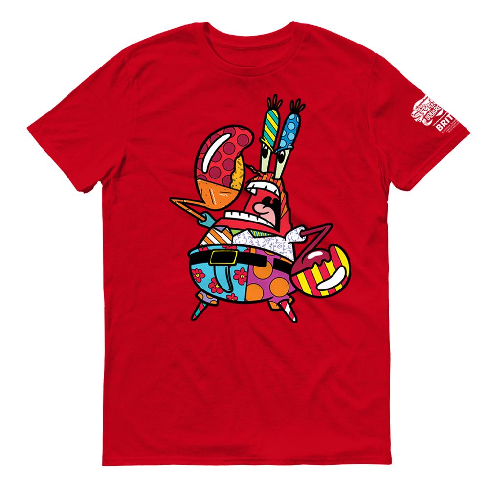 SpongeBob SquarePants Mr. Krabs Britto Adult Short Sleeve T-Shirt