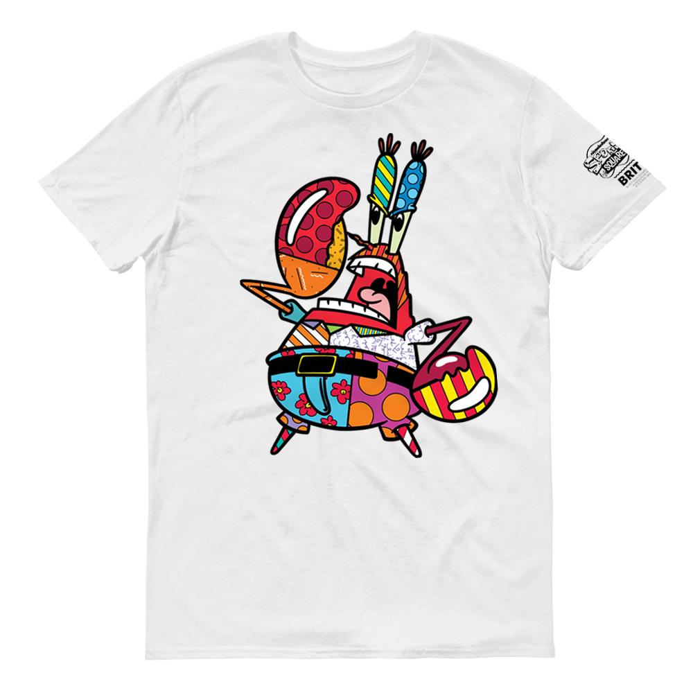 SpongeBob SquarePants Mr. Krabs Britto Adult Short Sleeve T-Shirt