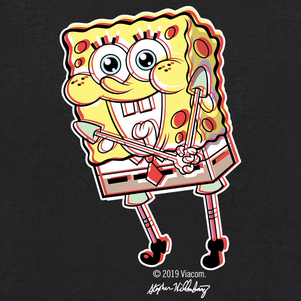 SpongeBob Thrilled Tri-Blend Zip-Up Hooded Sweatshirt - SpongeBob SquarePants Official Shop