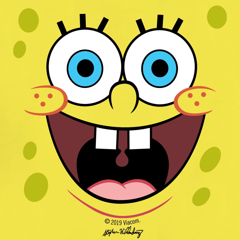 SpongeBob SquarePants Yellow Big Face Infant Short Sleeve T-Shirt - SpongeBob SquarePants Official Shop