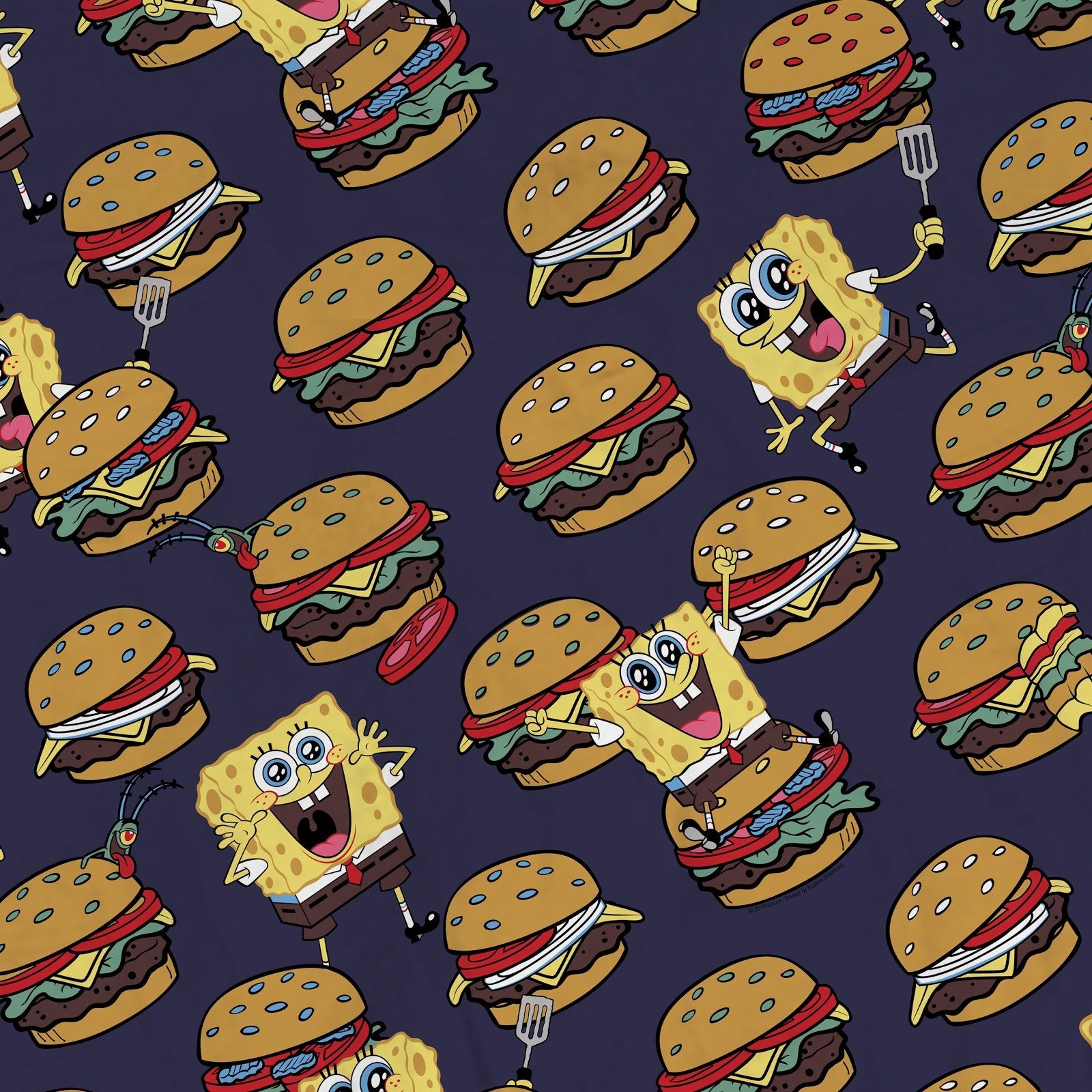 The Krusty Krab Sherpa Blanket