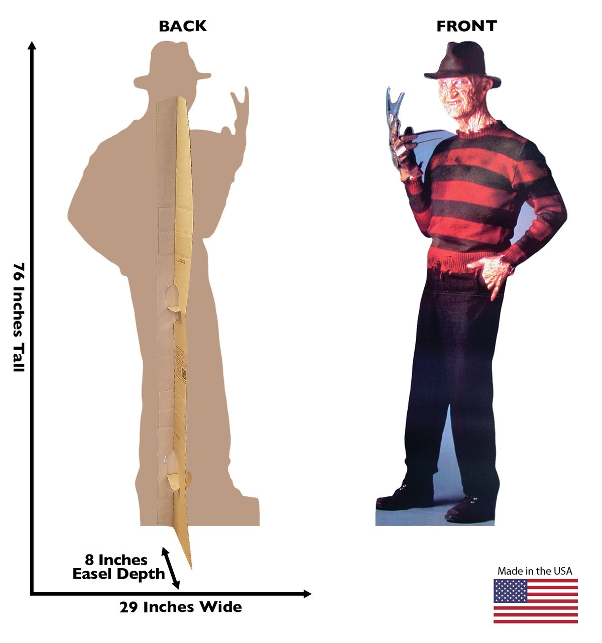 Friday the 13th Freddy Krueger Standee