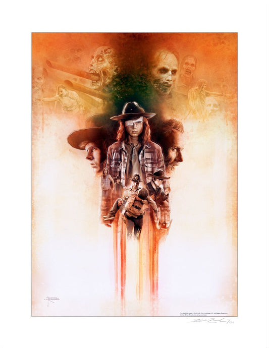 The Walking Dead First Born Watercolor Giclee by Brian Rood-0